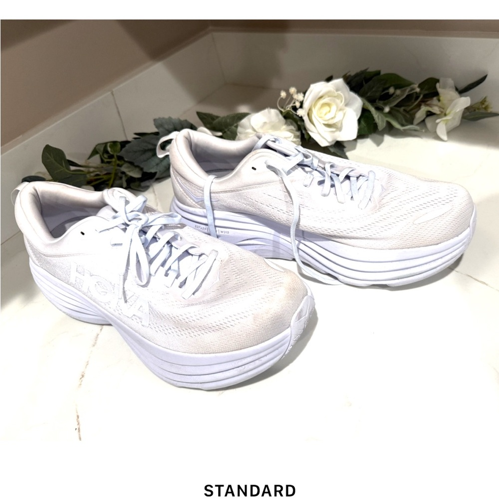 Hoka One One Men's White Athletic Shoes
